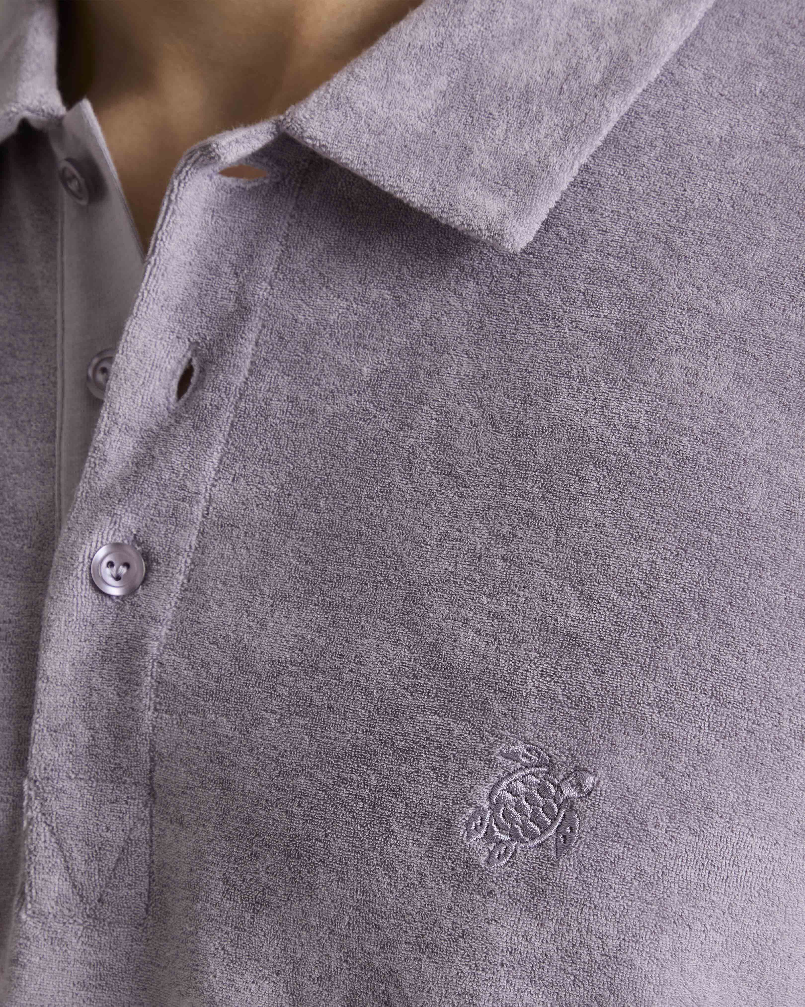 Terry Polo Shirt Solid - Purple Ouragan / Vilebrequin US