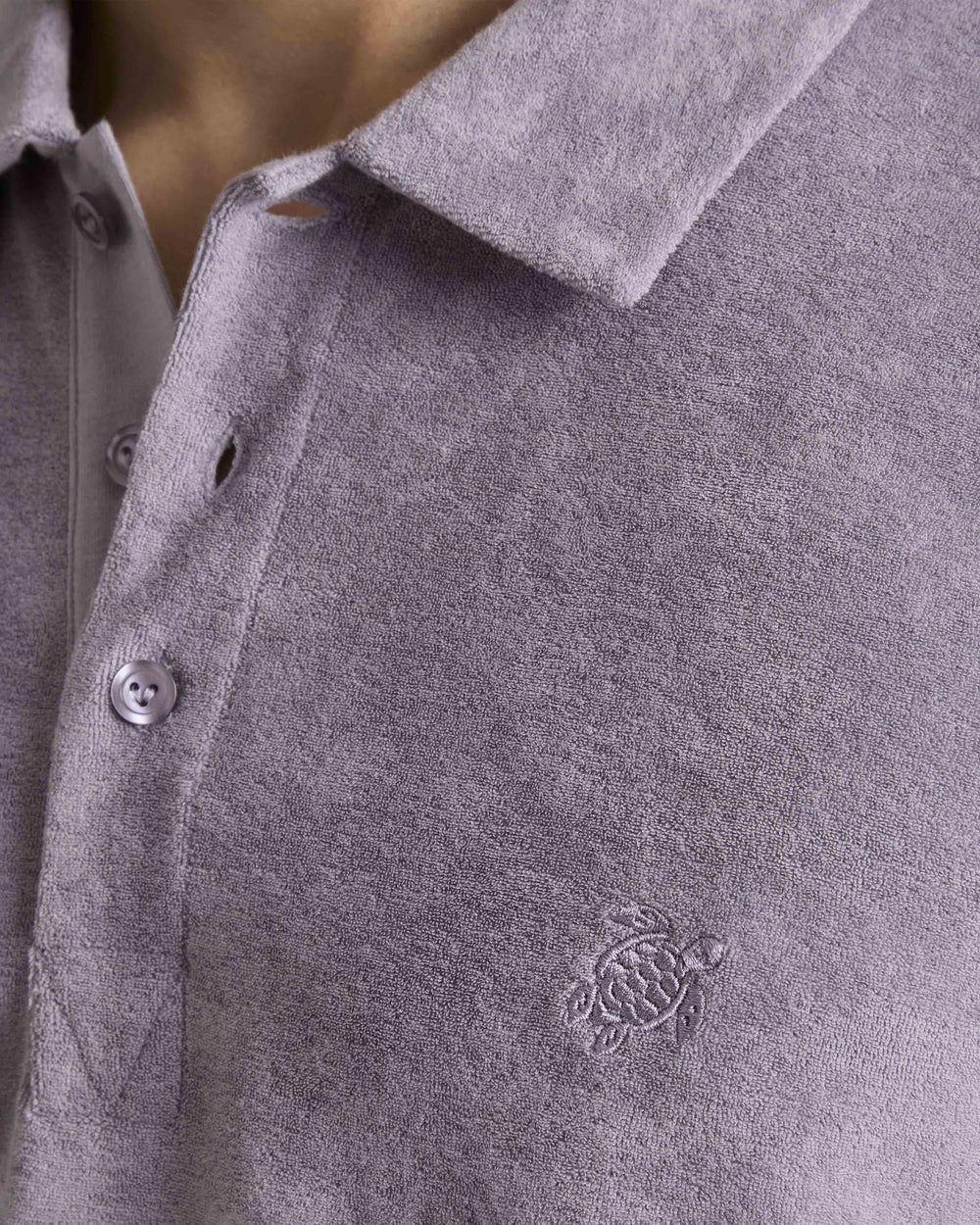 Terry Polo Shirt Solid - Purple Ouragan / Vilebrequin US