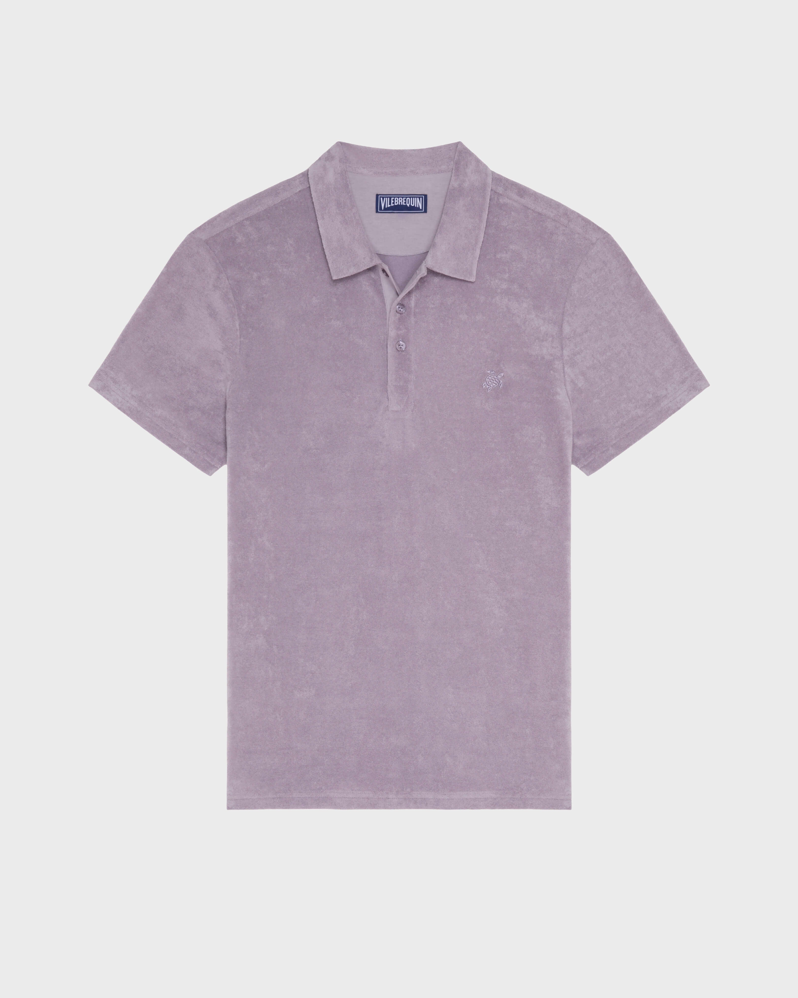 Terry Polo Shirt Solid - Purple Ouragan / Vilebrequin US