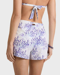 Stretch Swim Trunks Lavender - White / Vilebrequin Discount