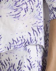 Linen Shirt Lavender - White / Vilebrequin Outlet