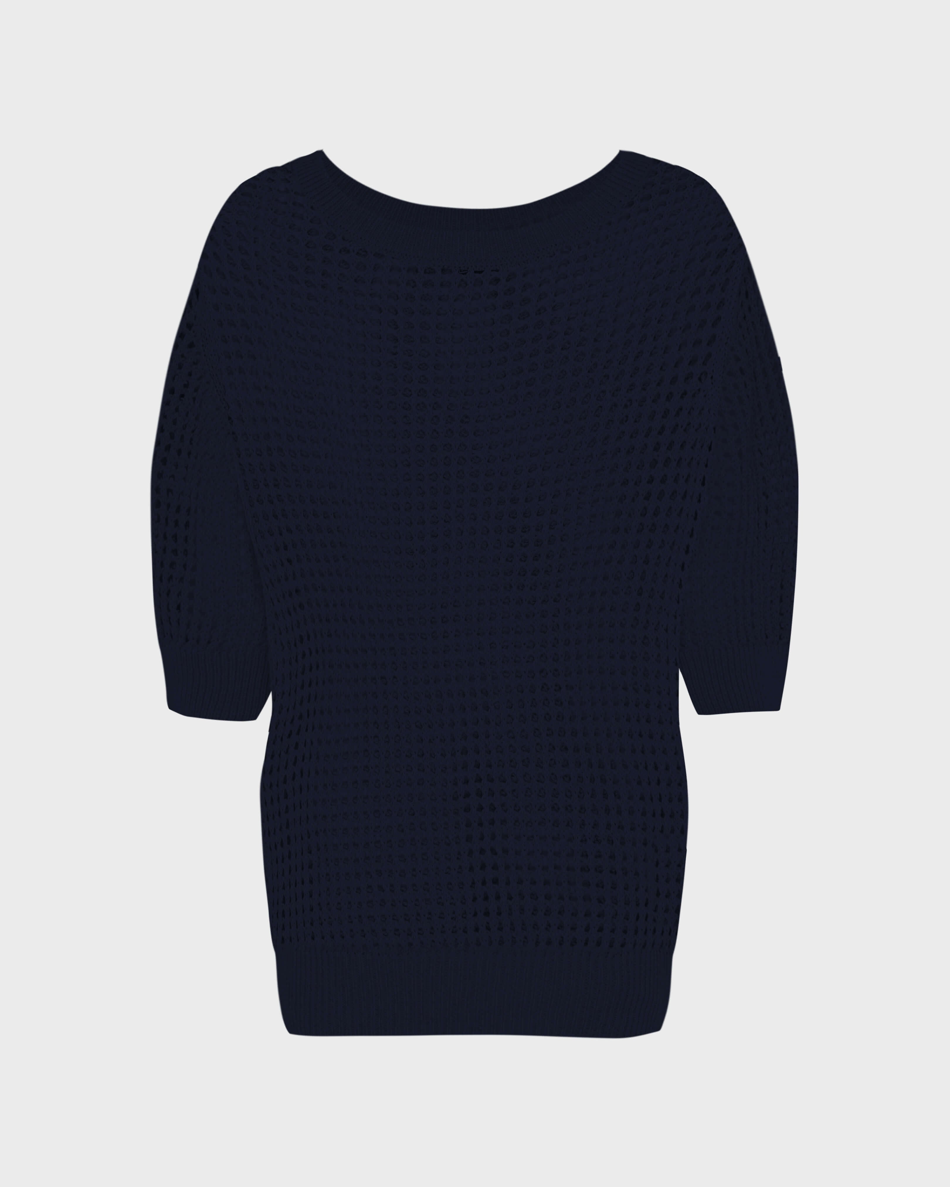 Crochet Sweater Solid - Blue Navy / Vilebrequin US