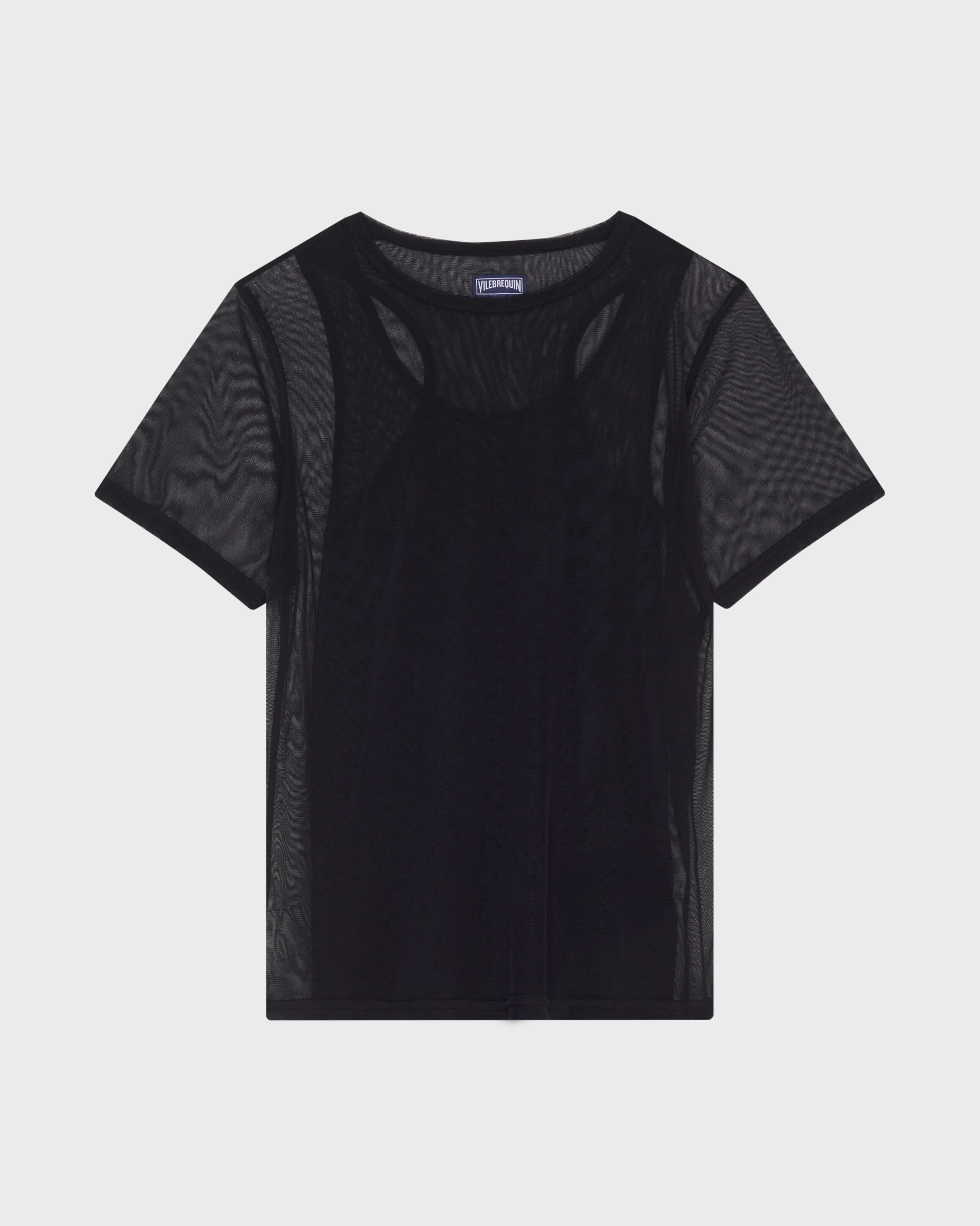 Tulle T-shirt Solid - Black / Vilebrequin New