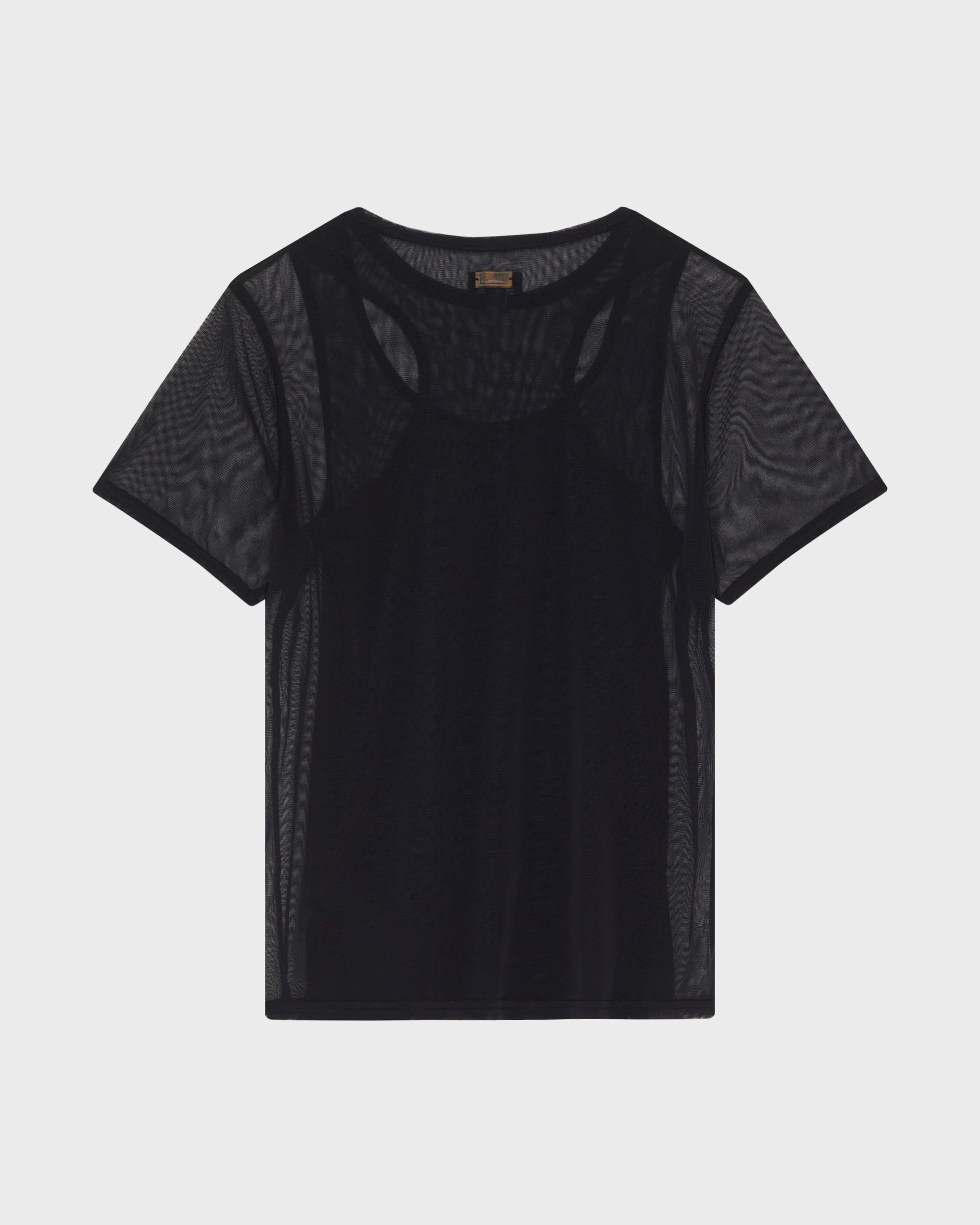 Tulle T-shirt Solid - Black / Vilebrequin New