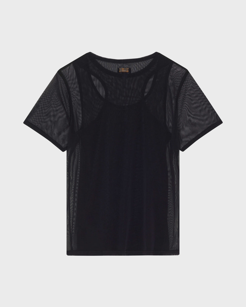 Tulle T-shirt Solid - Black / Vilebrequin New