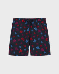 Boys Embroidered Swim Shorts Ronde des Tortues - Blue Navy / Vilebrequin US