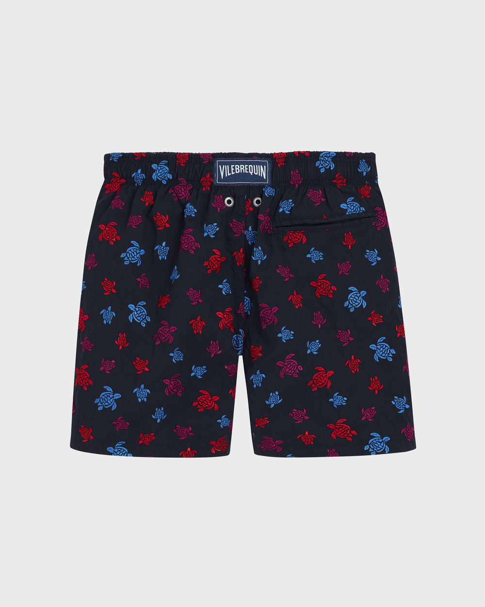 Boys Embroidered Swim Shorts Ronde des Tortues - Blue Navy / Vilebrequin US