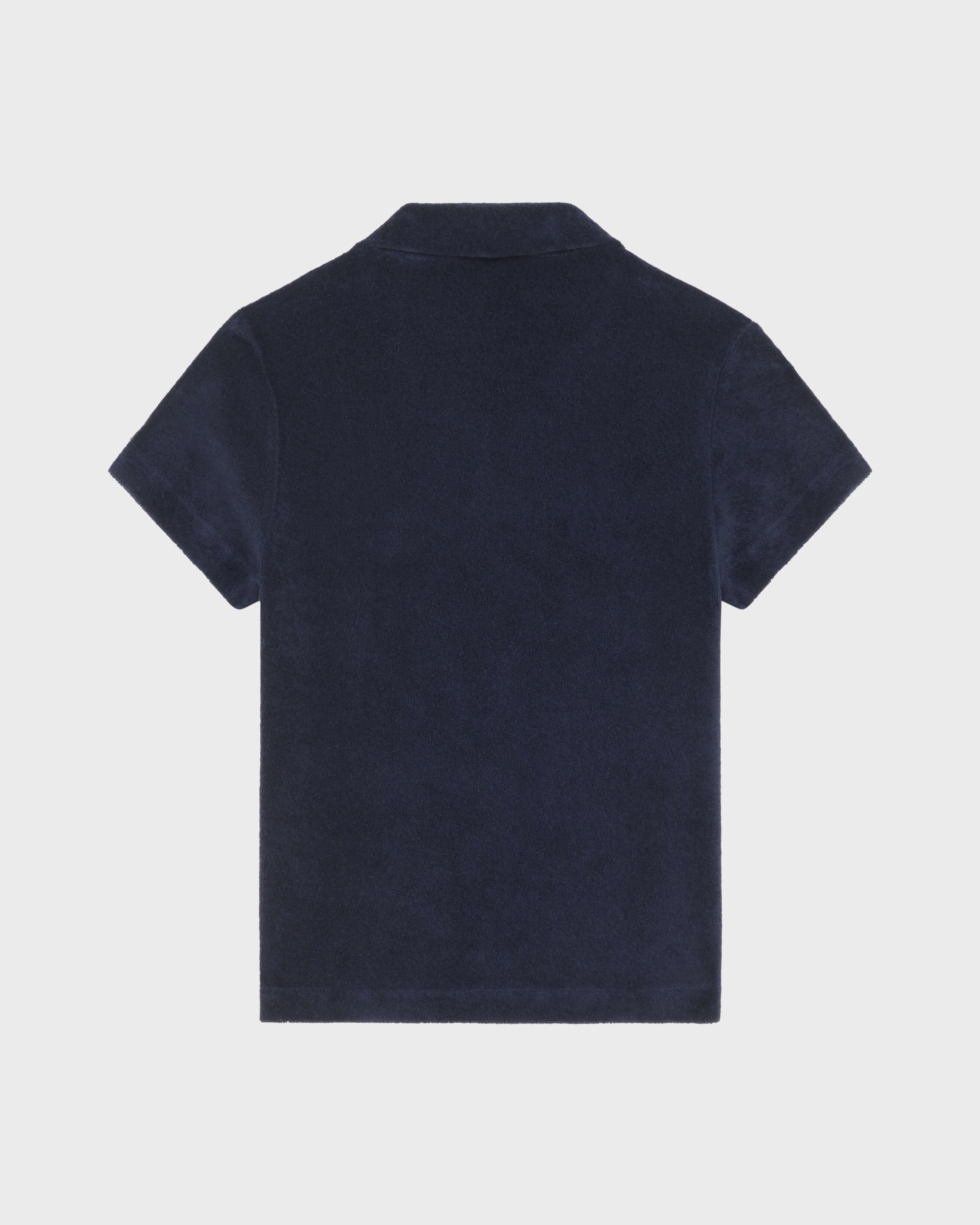 Boys Terry Polo Embroidered Turtle - Blue Navy / Vilebrequin Sale