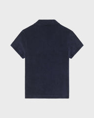 Boys Terry Polo Embroidered Turtle - Blue Navy / Vilebrequin Sale