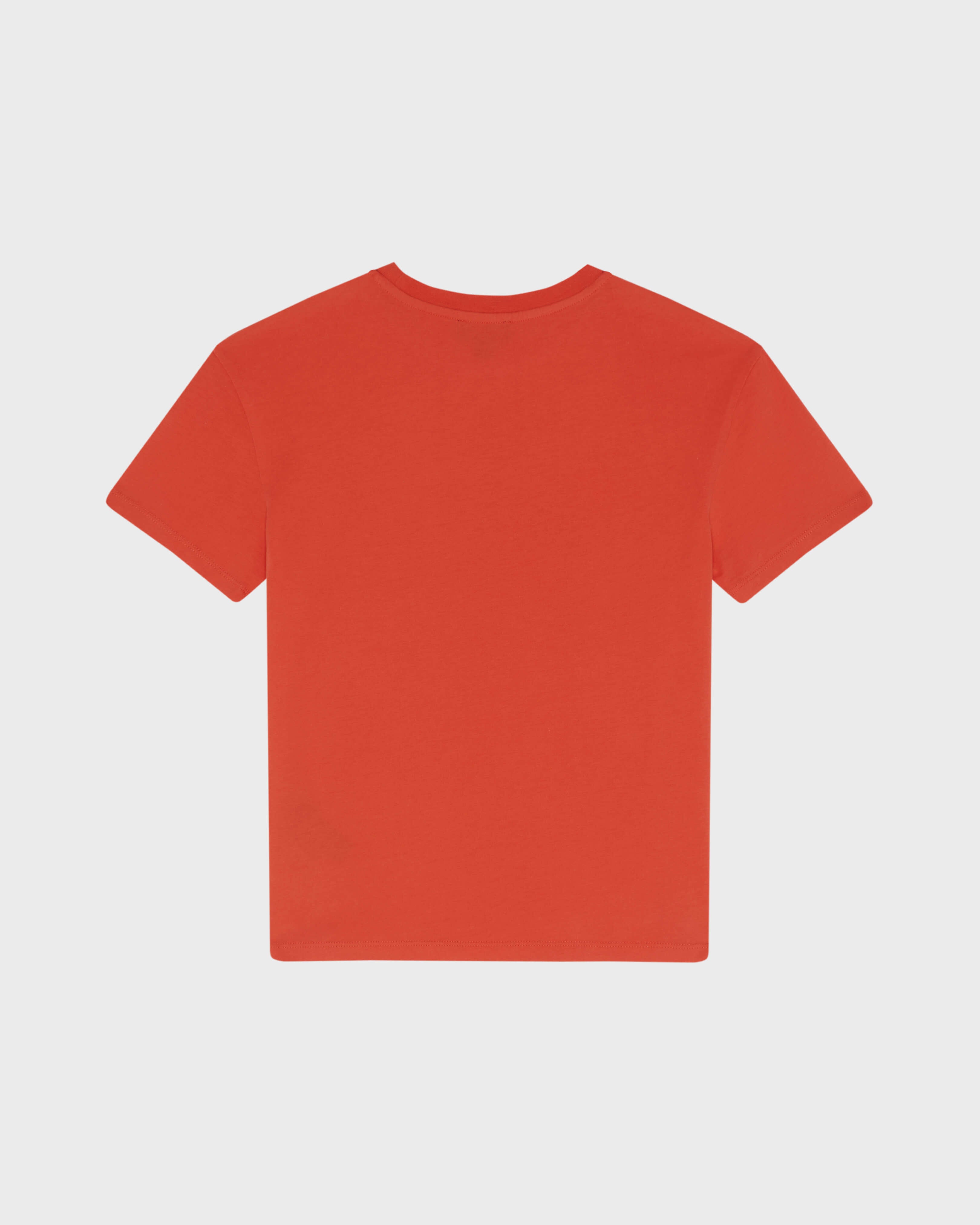 Boys Organic Cotton T-shirt Octopus - Poppy red / Vilebrequin For sale