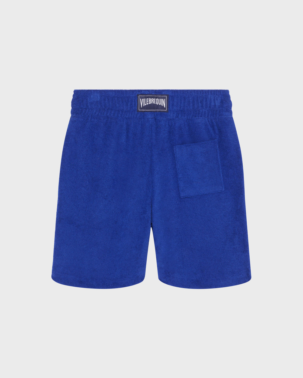 Boys Terry Bermuda Shorts Embroidered Turtle - Blue Marrakech / Vilebrequin Discount