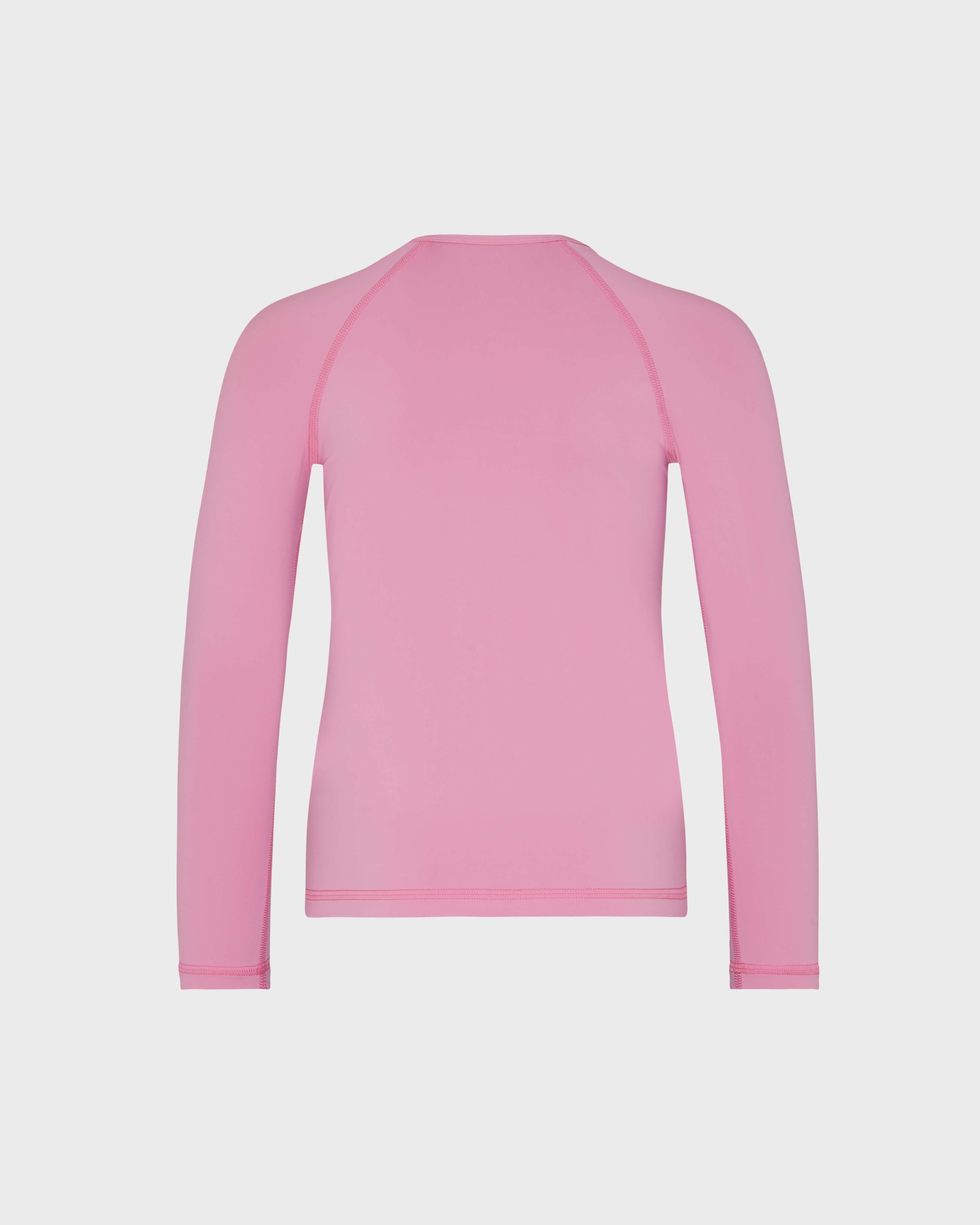 Girls Long Sleeves Rashguard Solid - Pink Boudoir / Vilebrequin Outlet