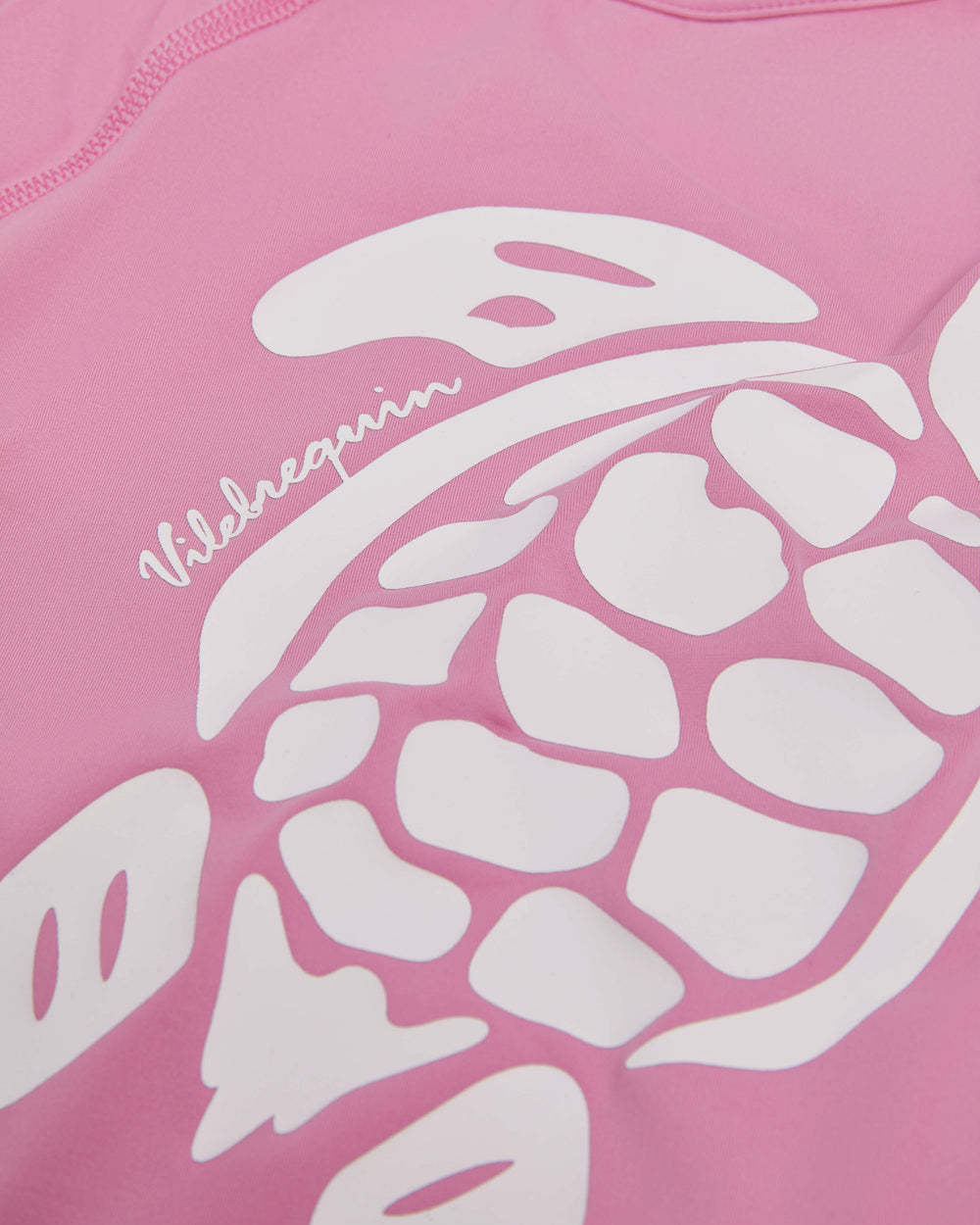 Girls Long Sleeves Rashguard Solid - Pink Boudoir / Vilebrequin Outlet