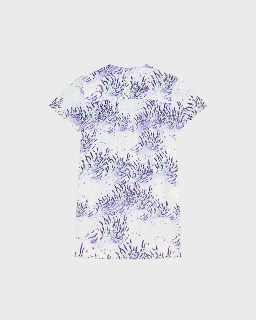Girls Linen Dress Lavender - White / Vilebrequin Online