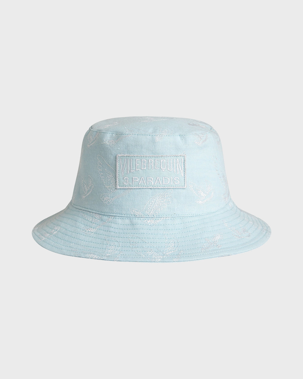 Bucket hat Doves - VBQ x 3.PARADIS - Frosted blue / Vilebrequin Discount