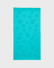 Beach Fouta in Organic Cotton Turtles Jacquard | Beach Towel Vilebrequin STHU1201 / Vilebrequin US