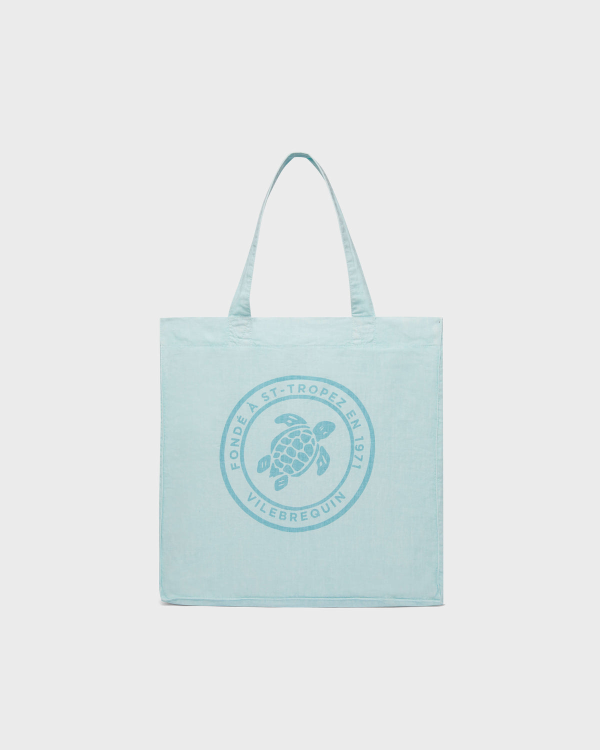 Unisex Linen Beach Bag Solid - Blue Pacific Accessories / Vilebrequin On sale