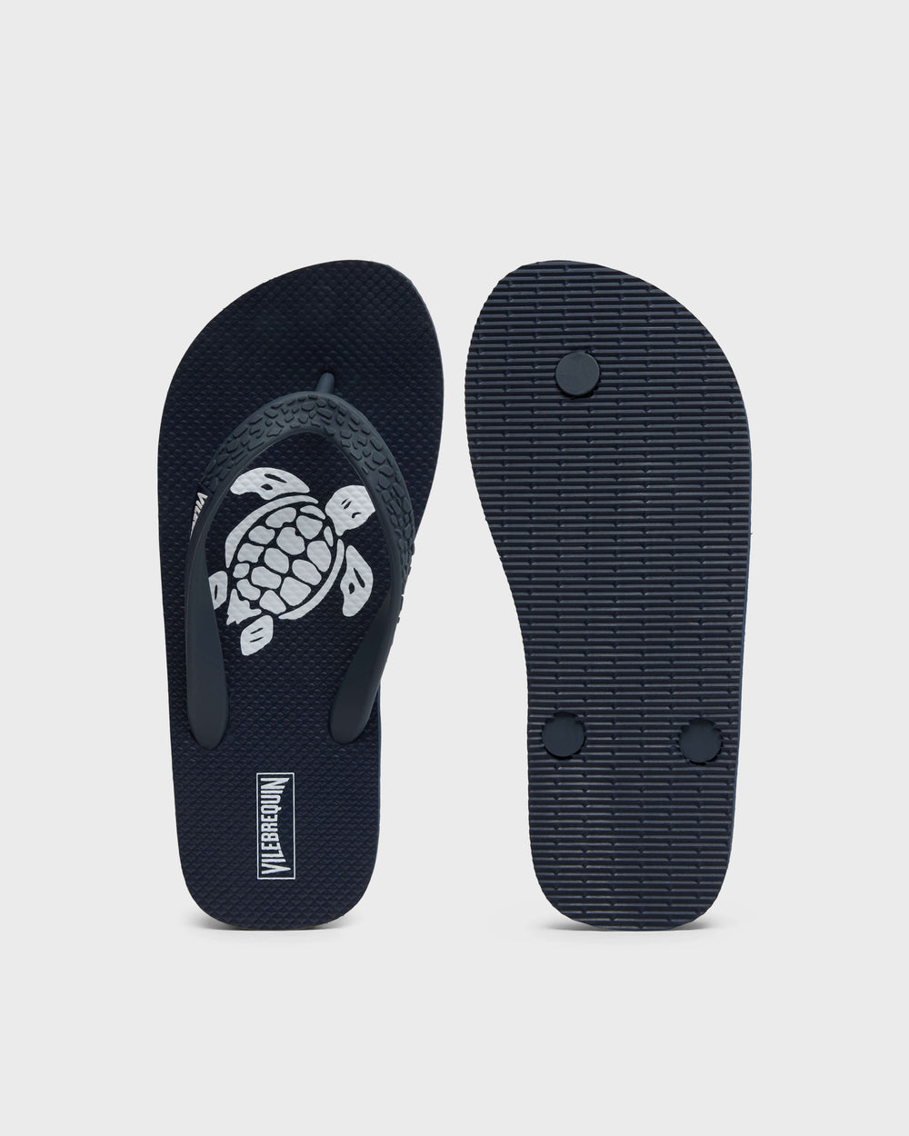 Kids Flip Flops Turtles - Blue Navy / Vilebrequin On sale