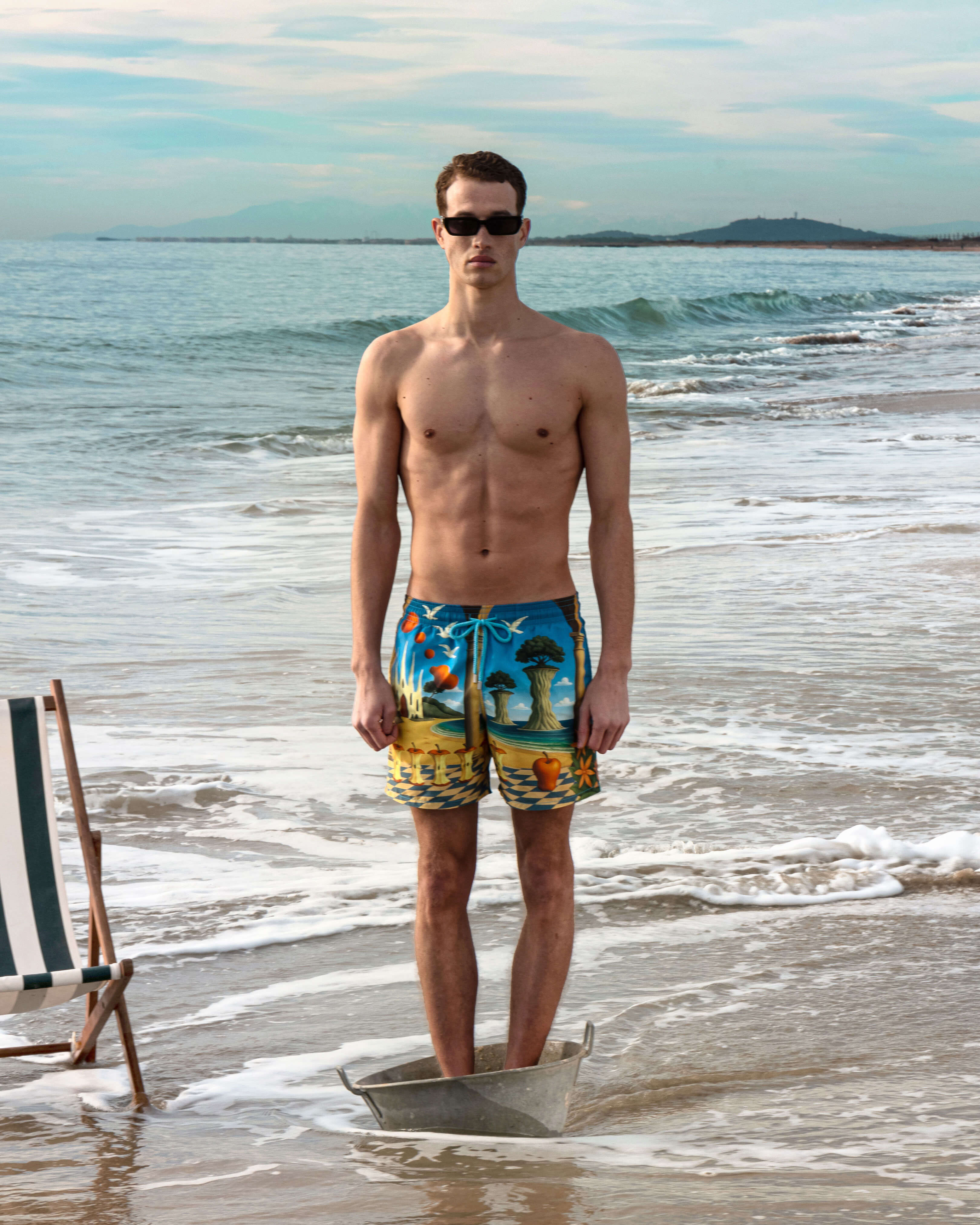 Swim Trunks Eden - VBQ x 3.PARADIS - Blue Santorini / Vilebrequin US