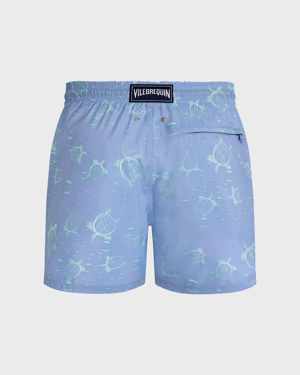 Ultra-light and packable Swim Trunks Bubbles Turtles 3D - Blue Cloudy / Vilebrequin New