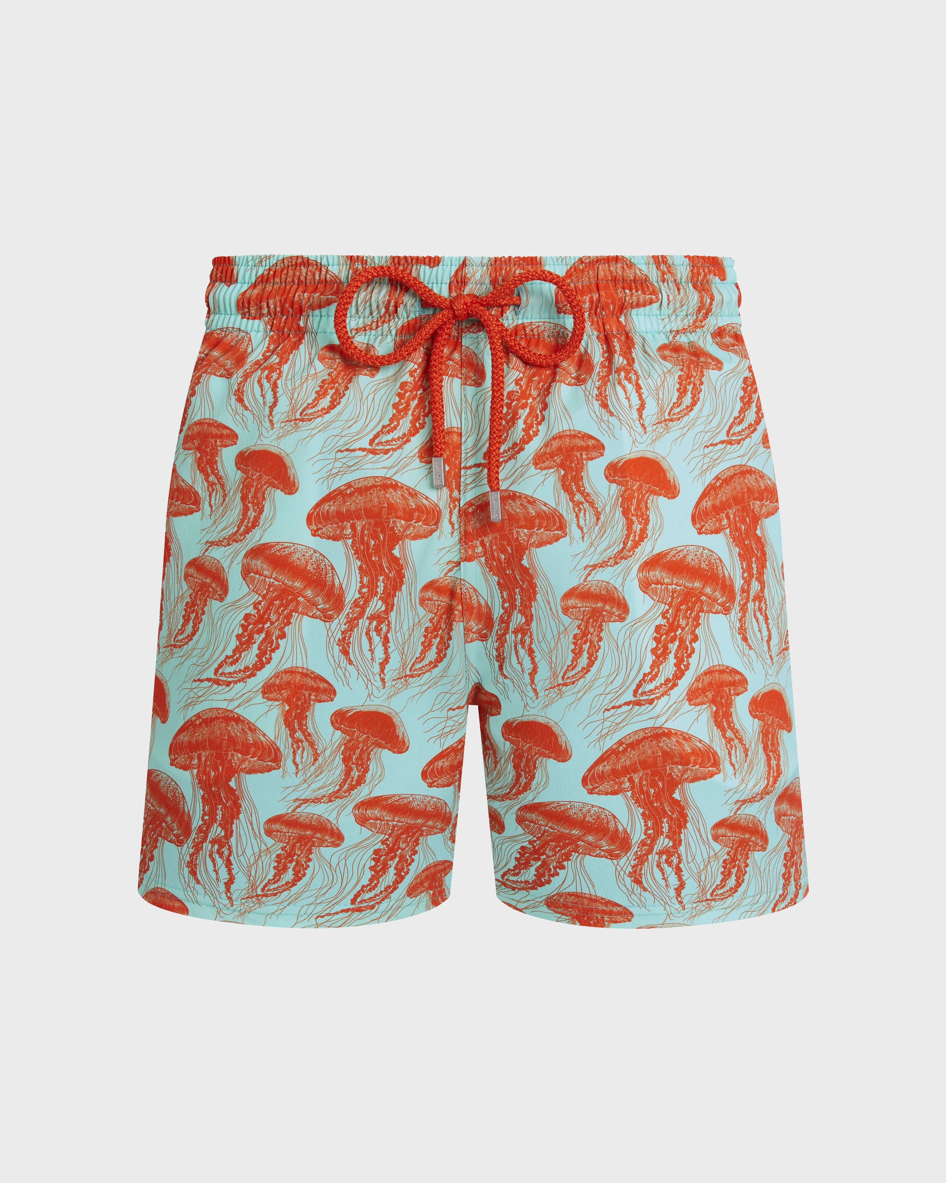 Stretch Short Swim Trunks Jellyfish Dance - Green Caribbean / Vilebrequin Online