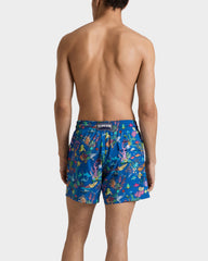 Stretch Short Swim Trunks Aquarium - Blue Palace / Vilebrequin For sale
