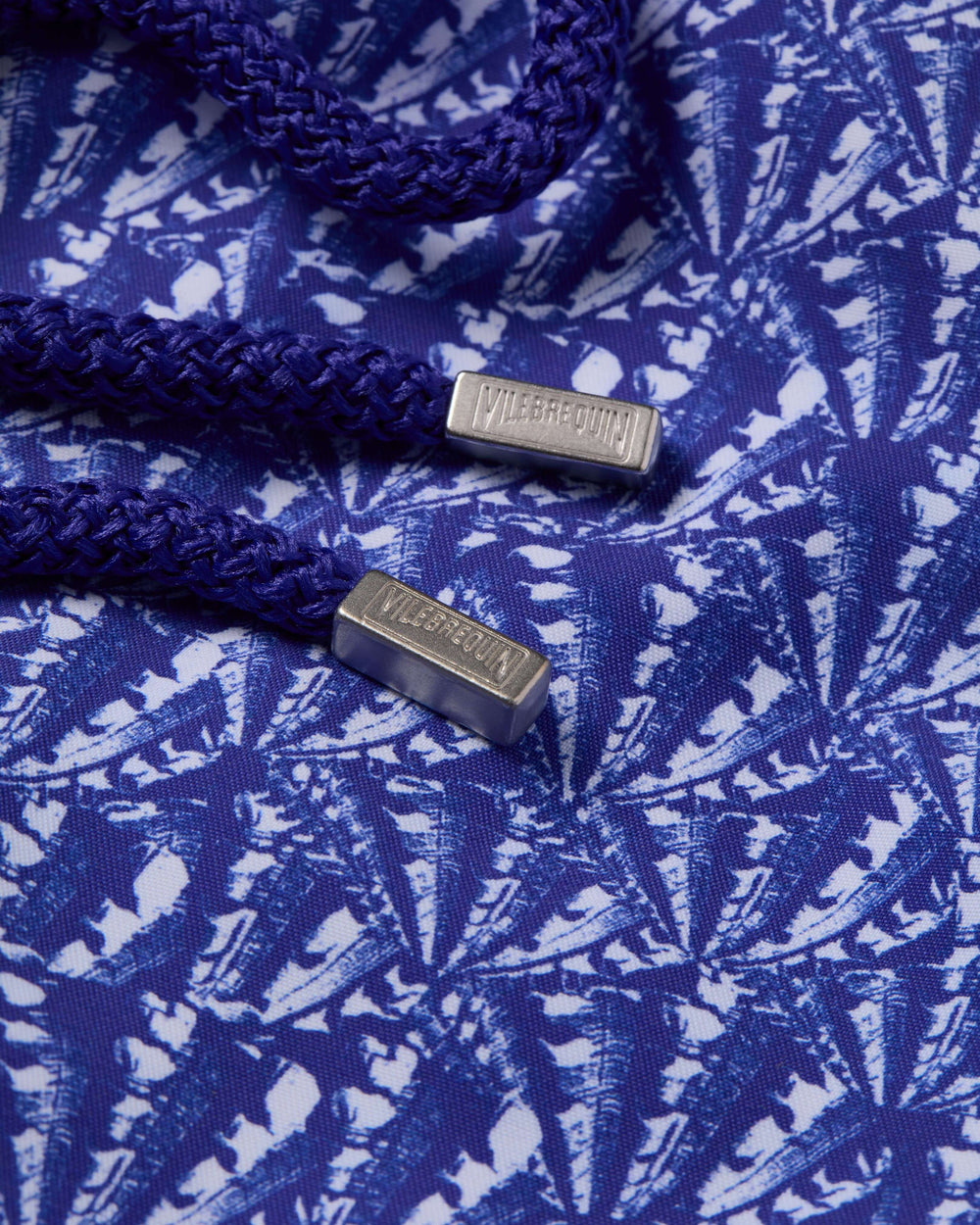 Bicolor Swim Trunks Graphic Shells - Blue Versailles / Vilebrequin New