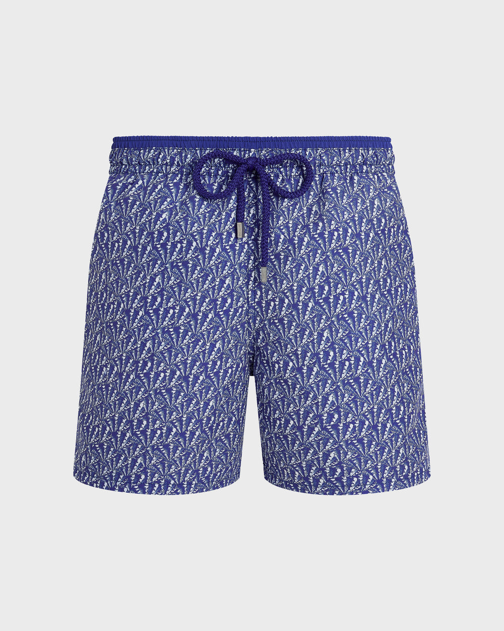 Bicolor Swim Trunks Graphic Shells - Blue Versailles / Vilebrequin New