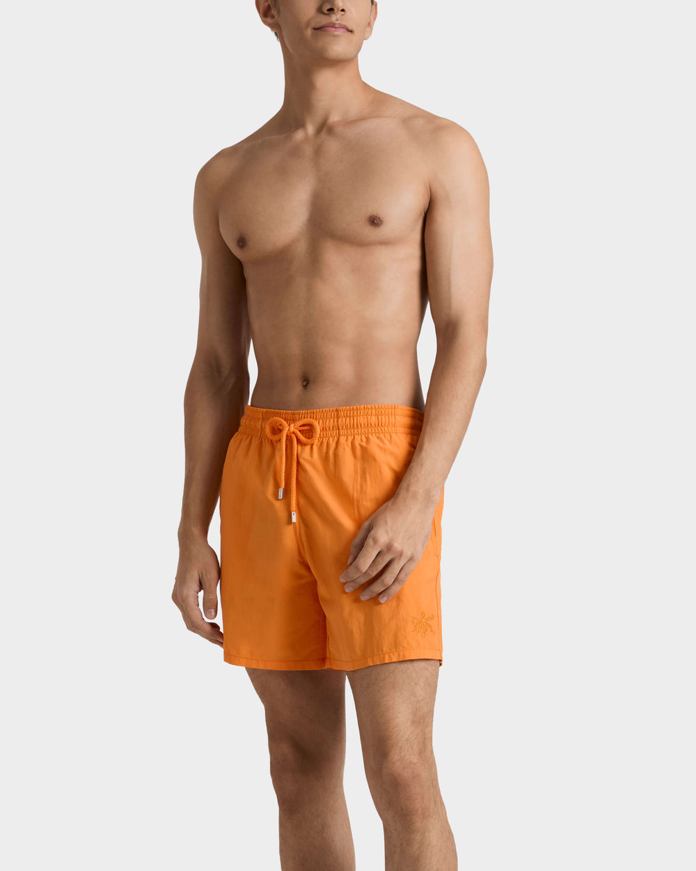 Swim Trunks Water-reactive Octopus in Stripes - Orange Vitamin / Vilebrequin Online