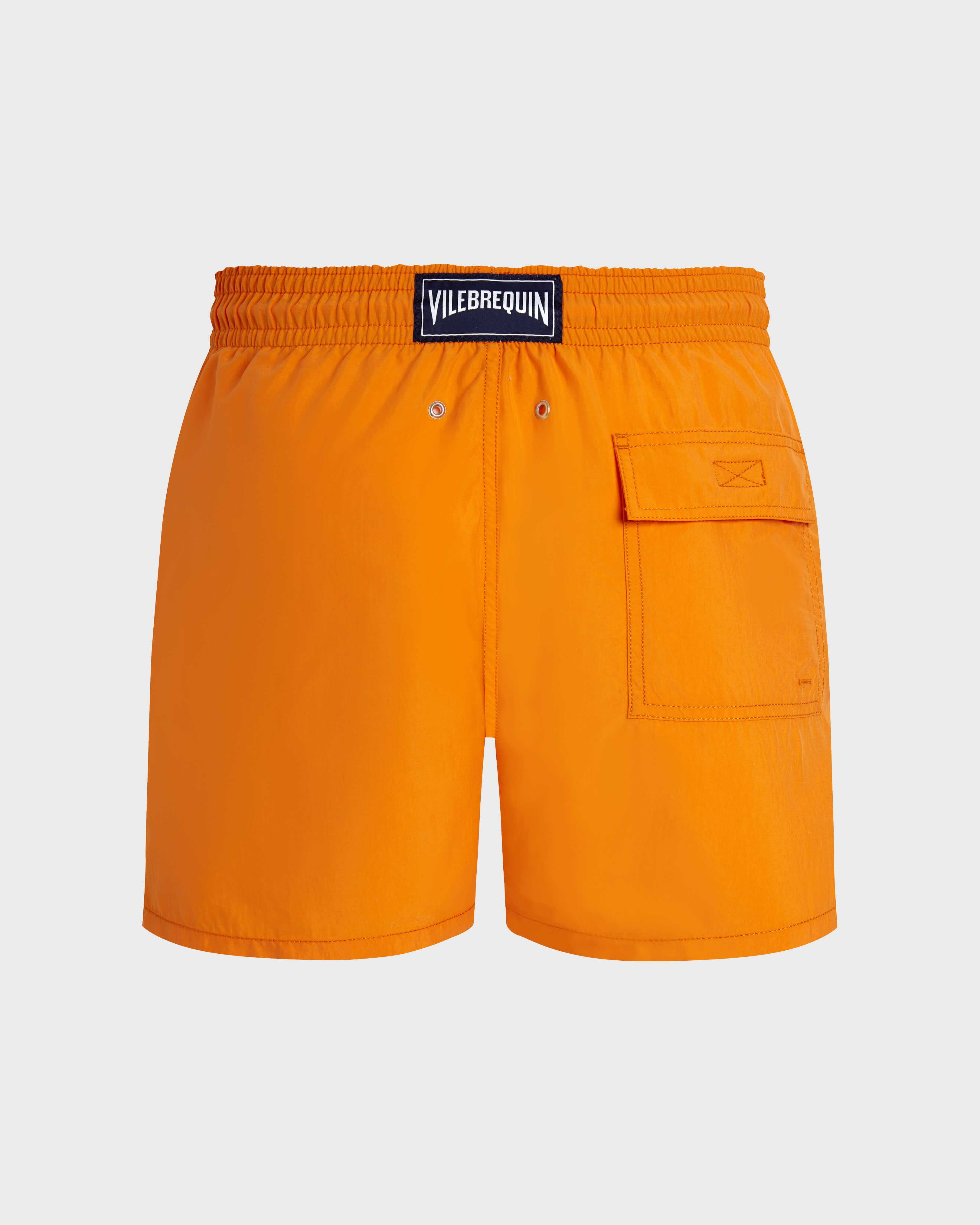 Swim Trunks Water-reactive Octopus in Stripes - Orange Vitamin / Vilebrequin Online
