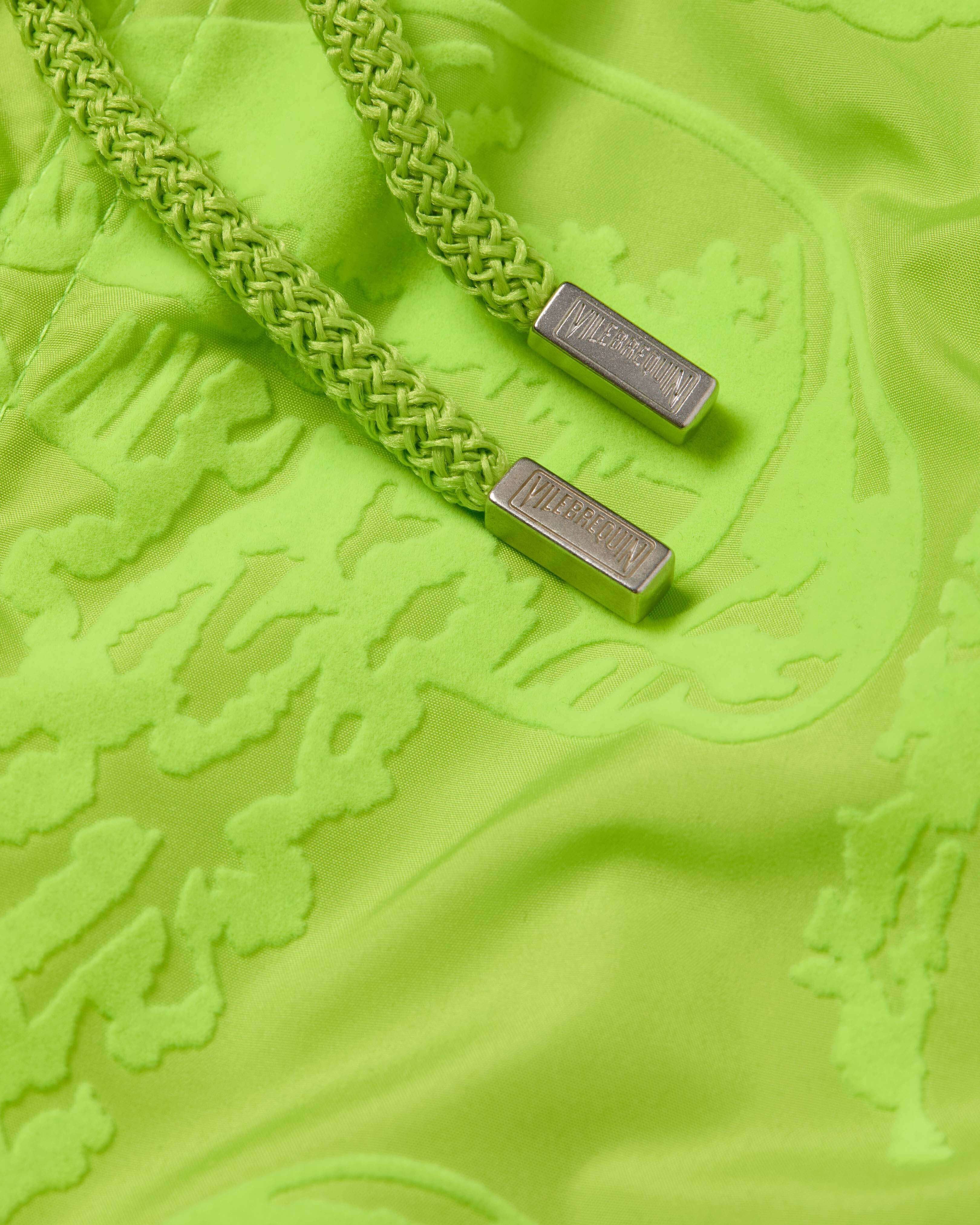 Ultra-light and packable Swim Trunks Flocked Jellyfish Dance - Green Acide / Vilebrequin Sale