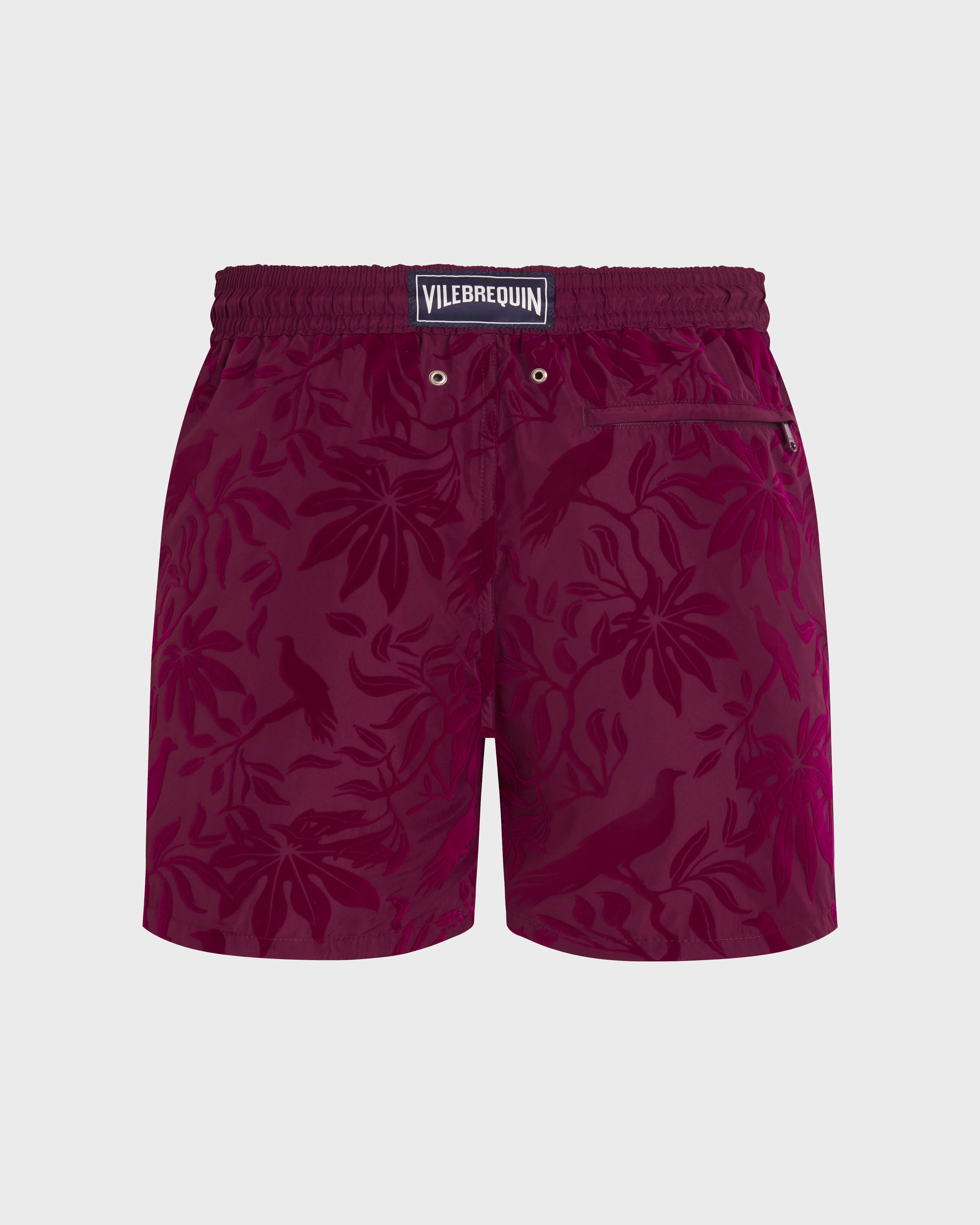 Ultra-light and packable Swim Trunks Flocked Birds of paradise - Purple Kerala / Vilebrequin On sale