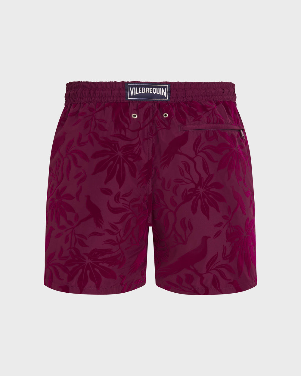 Ultra-light and packable Swim Trunks Flocked Birds of paradise - Purple Kerala / Vilebrequin On sale