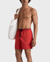 Swim Shorts Solid Bicolore - Red Dalia Swimwear / Vilebrequin Outlet