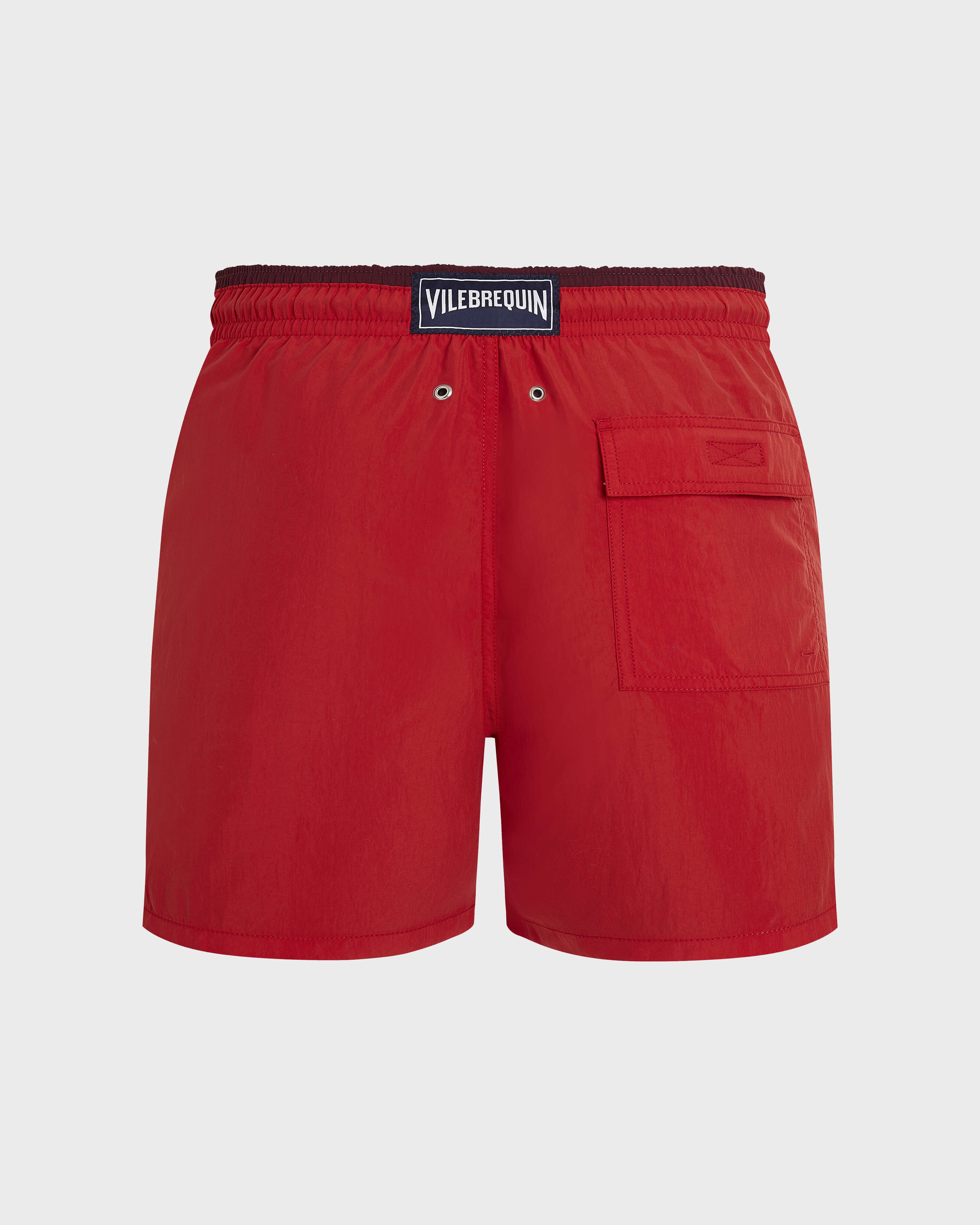 Swim Shorts Solid Bicolore - Red Dalia Swimwear / Vilebrequin Outlet