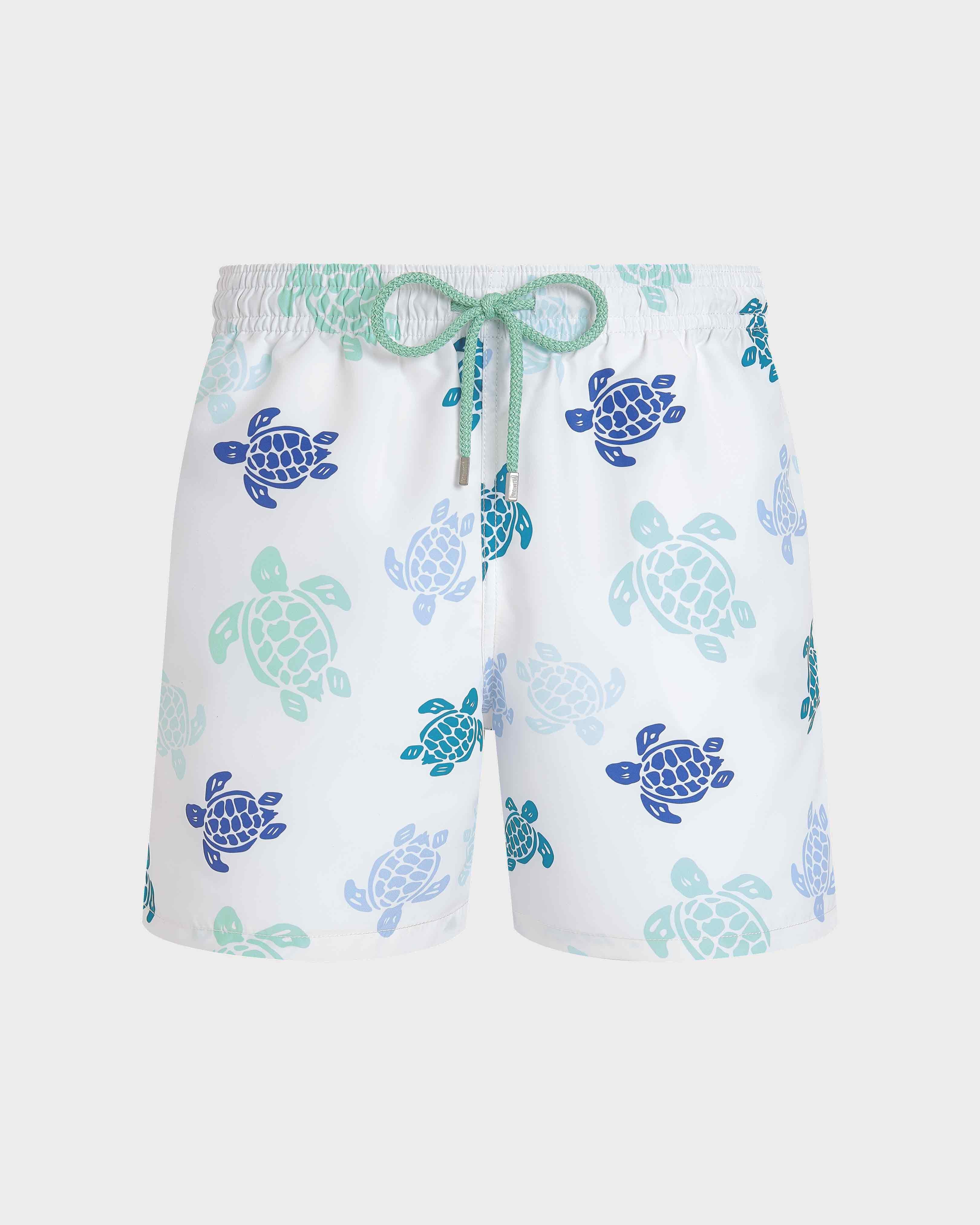 Swim Trunks Tortues Multicolores - White / Vilebrequin Sale