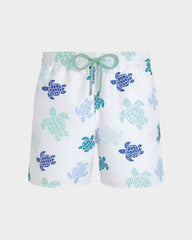 Swim Trunks Tortues Multicolores - White / Vilebrequin Sale