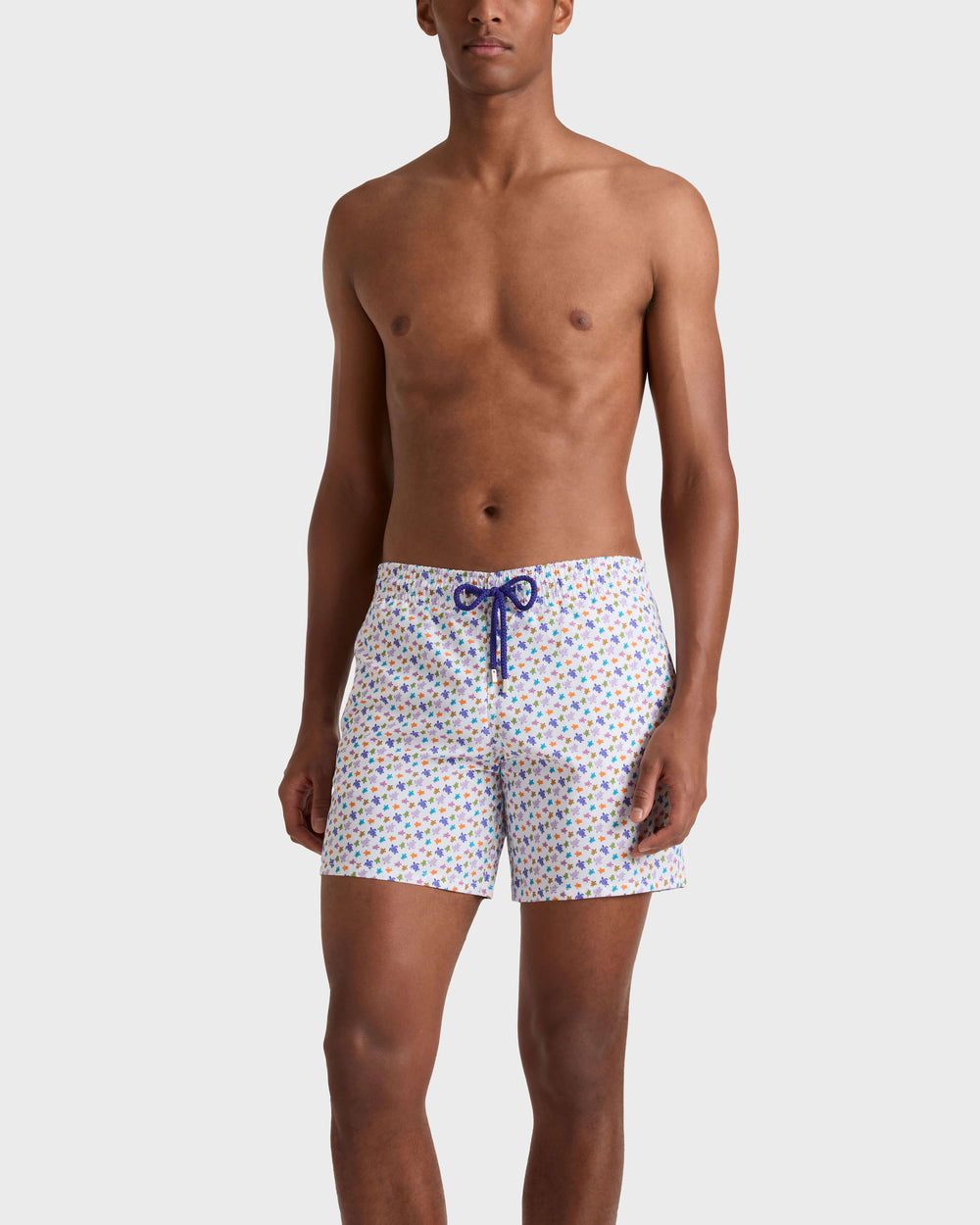 Swim Trunks Micro Ronde des Tortues - White / Vilebrequin On sale