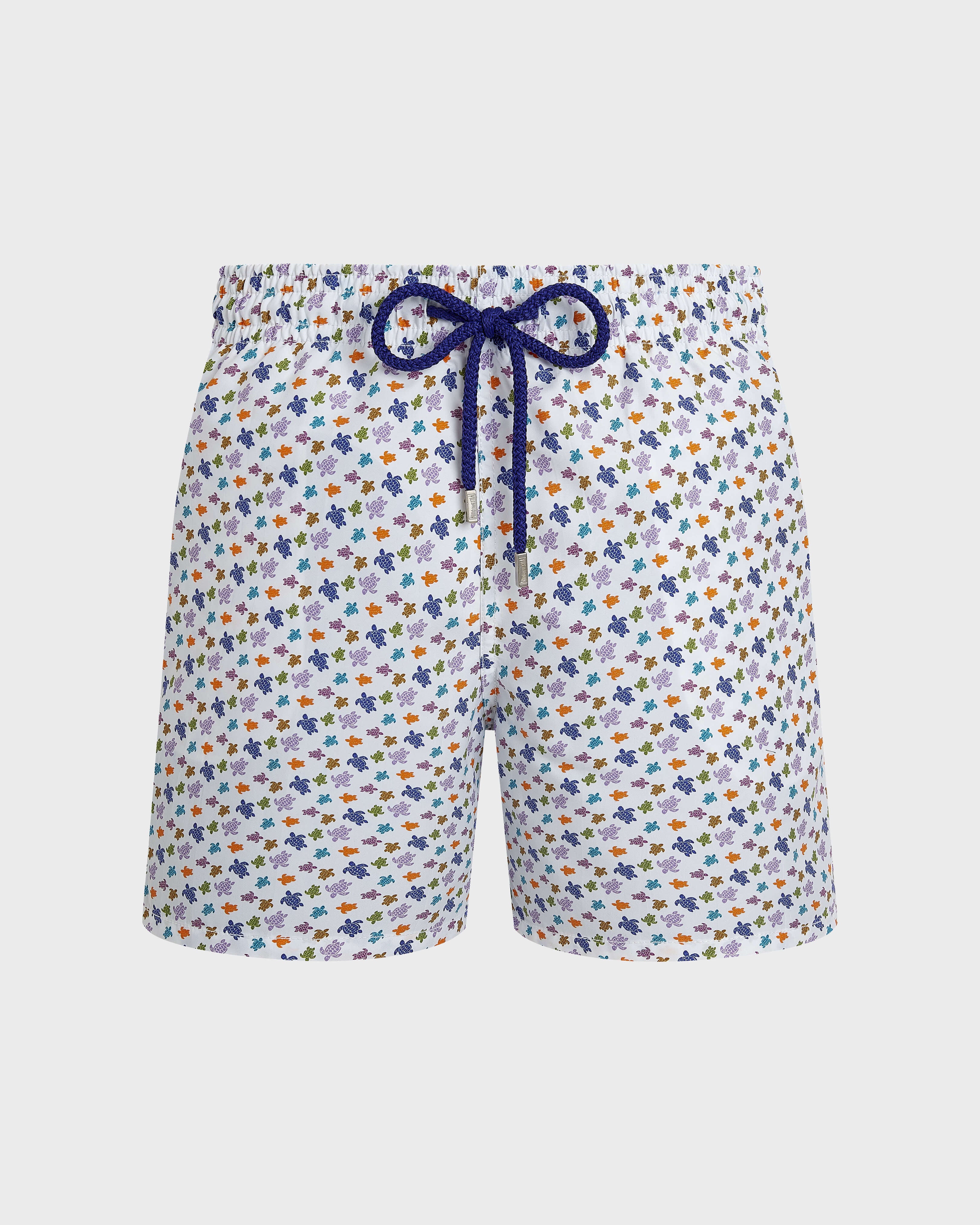 Swim Trunks Micro Ronde des Tortues - White / Vilebrequin On sale