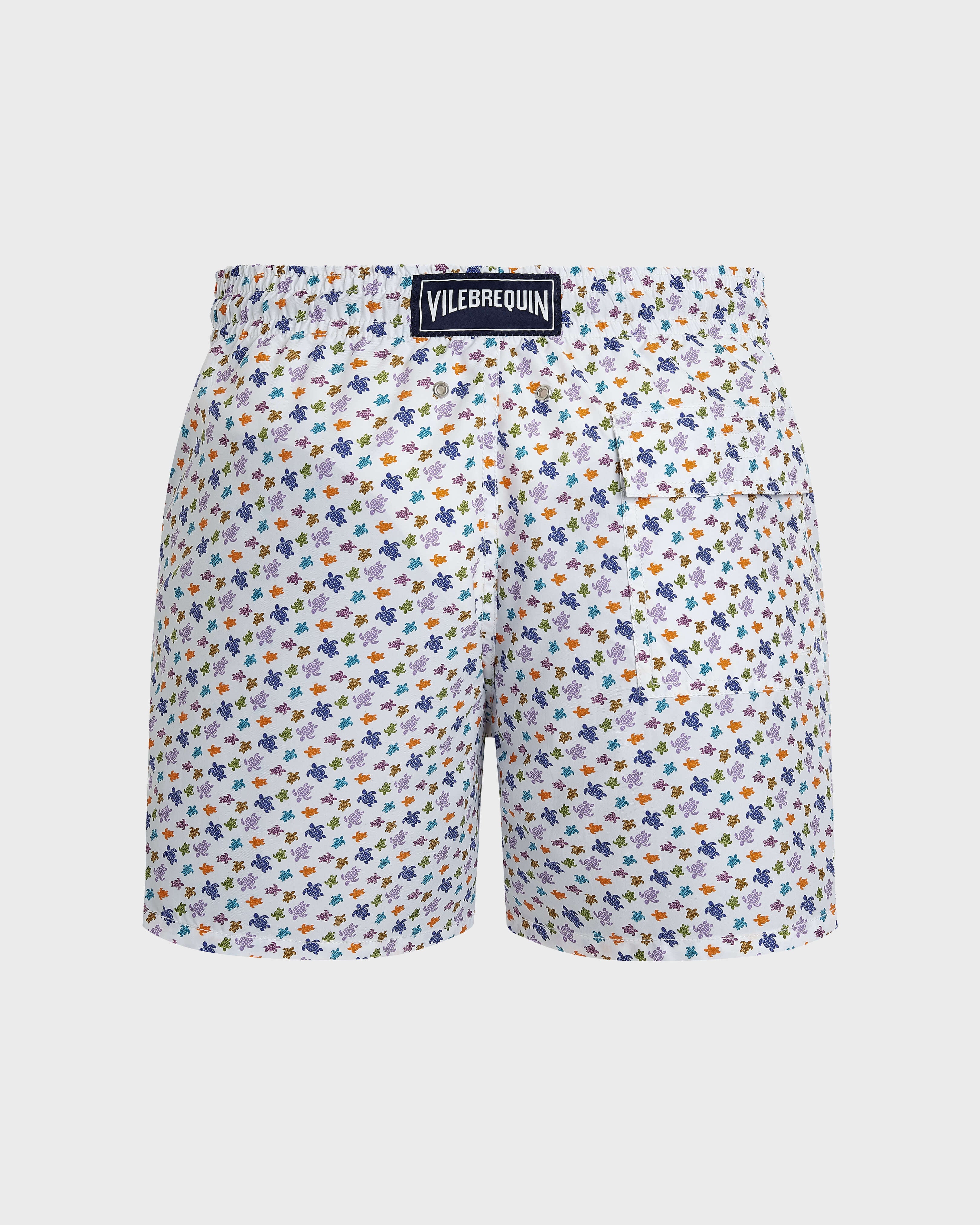 Swim Trunks Micro Ronde des Tortues - White / Vilebrequin On sale