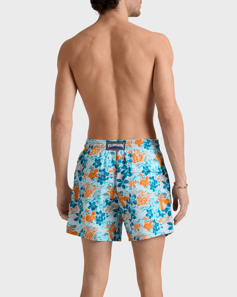 Swim Trunks Jungle Turtles - Blue Coin coin / Vilebrequin Discount