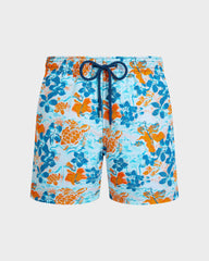 Swim Trunks Jungle Turtles - Blue Coin coin / Vilebrequin Discount
