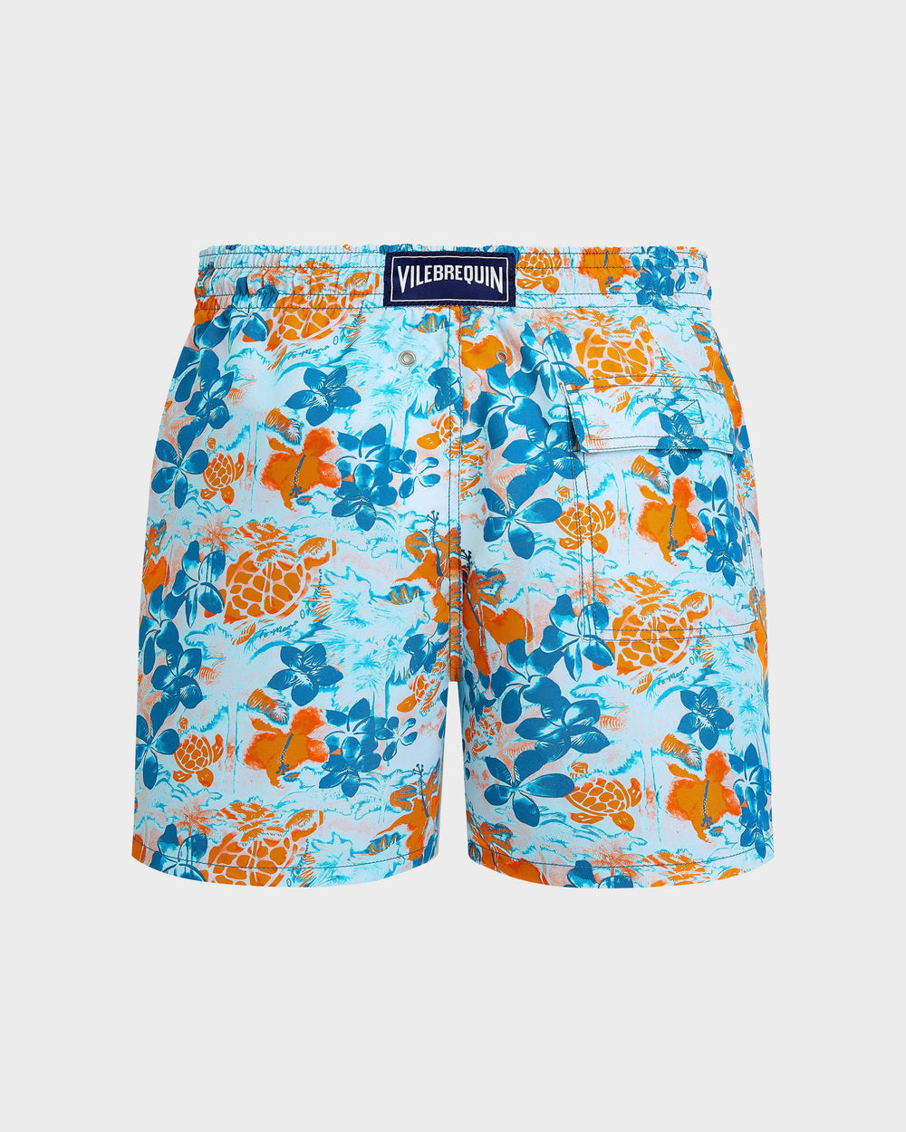 Swim Trunks Jungle Turtles - Blue Coin coin / Vilebrequin Discount