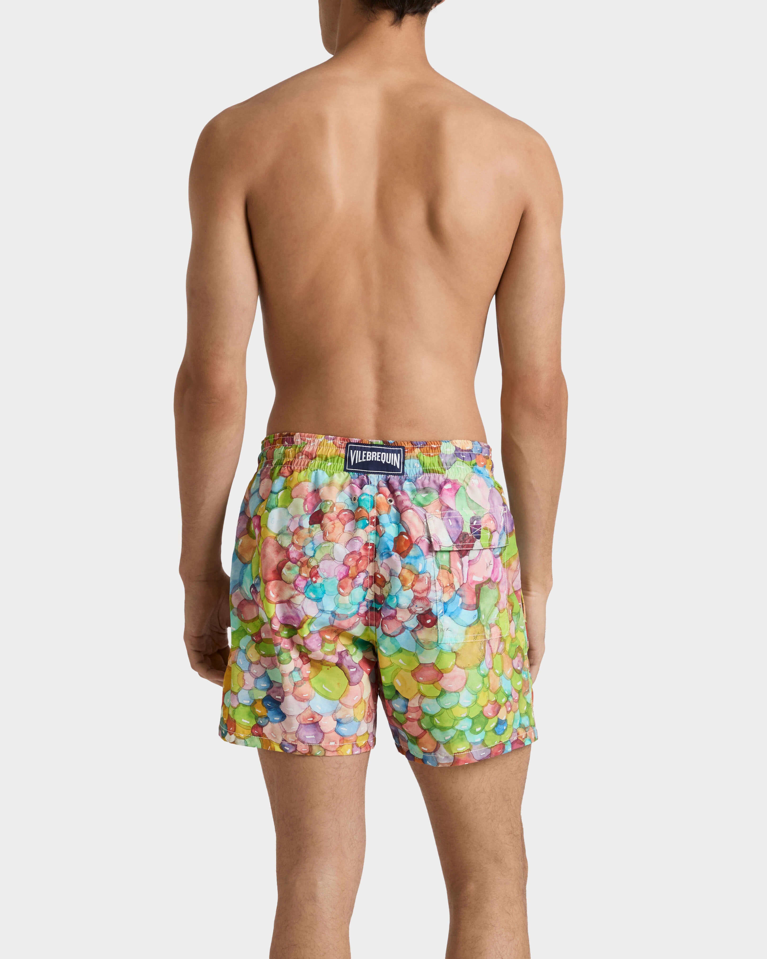 Swim Trunks Multi Bubbles - VBQ x Fabrice Hyber - White Papier / Vilebrequin On sale