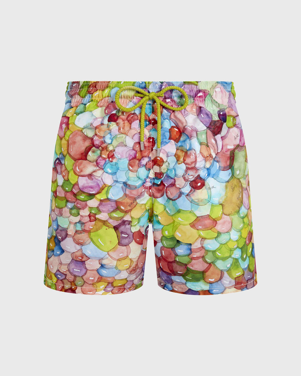 Swim Trunks Multi Bubbles - VBQ x Fabrice Hyber - White Papier / Vilebrequin On sale