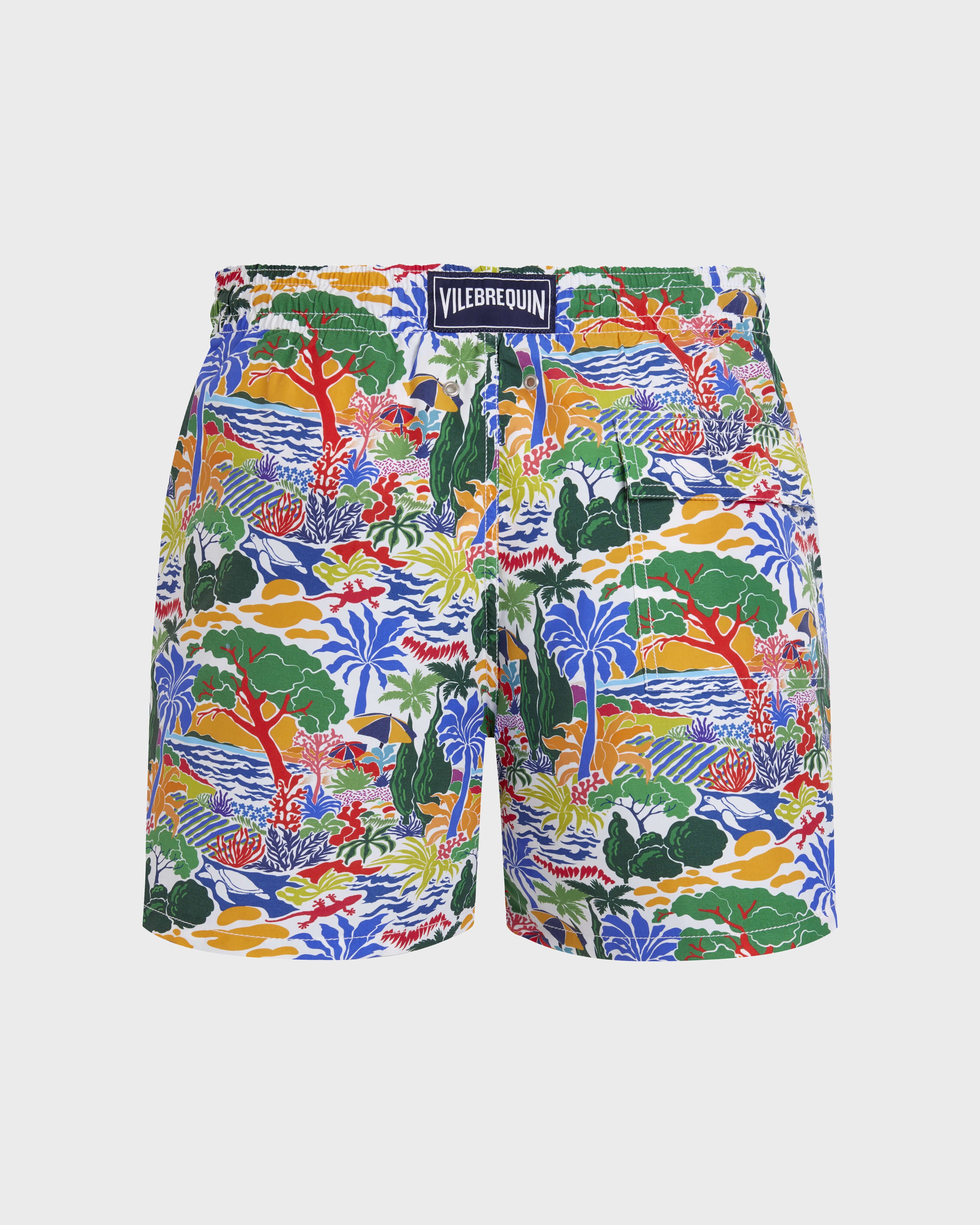 Swim Trunks Seaside Life - White / Vilebrequin For sale