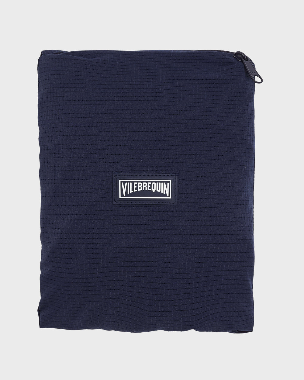 Micro-Perforated Ultra-Light and Packable Swim Trunks Solid - Blue Navy / Vilebrequin New