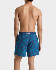 Swim Trunks Flocked Ronde des Tortues - Blue Evening / Vilebrequin Online