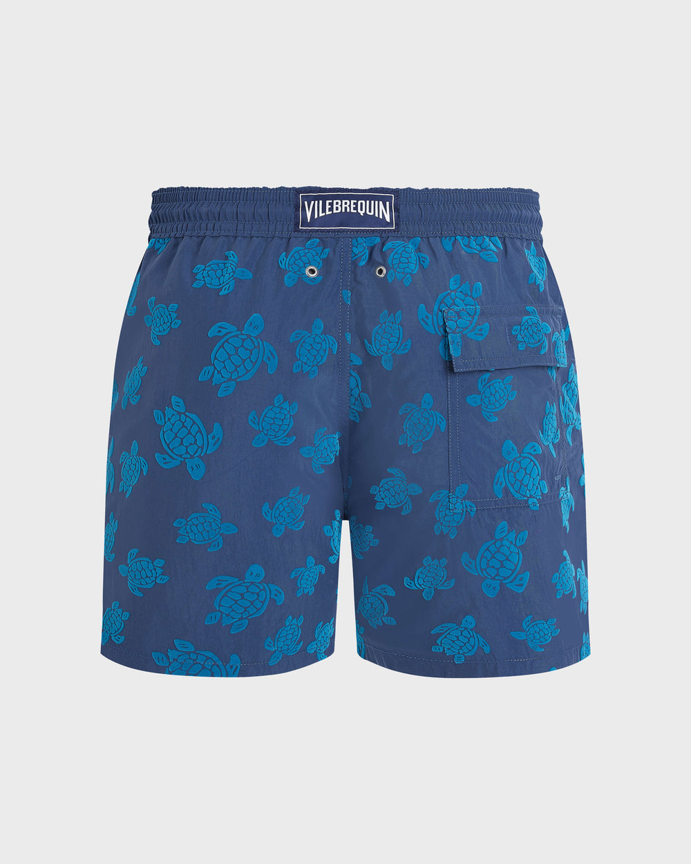 Swim Trunks Flocked Ronde des Tortues - Blue Evening / Vilebrequin Online