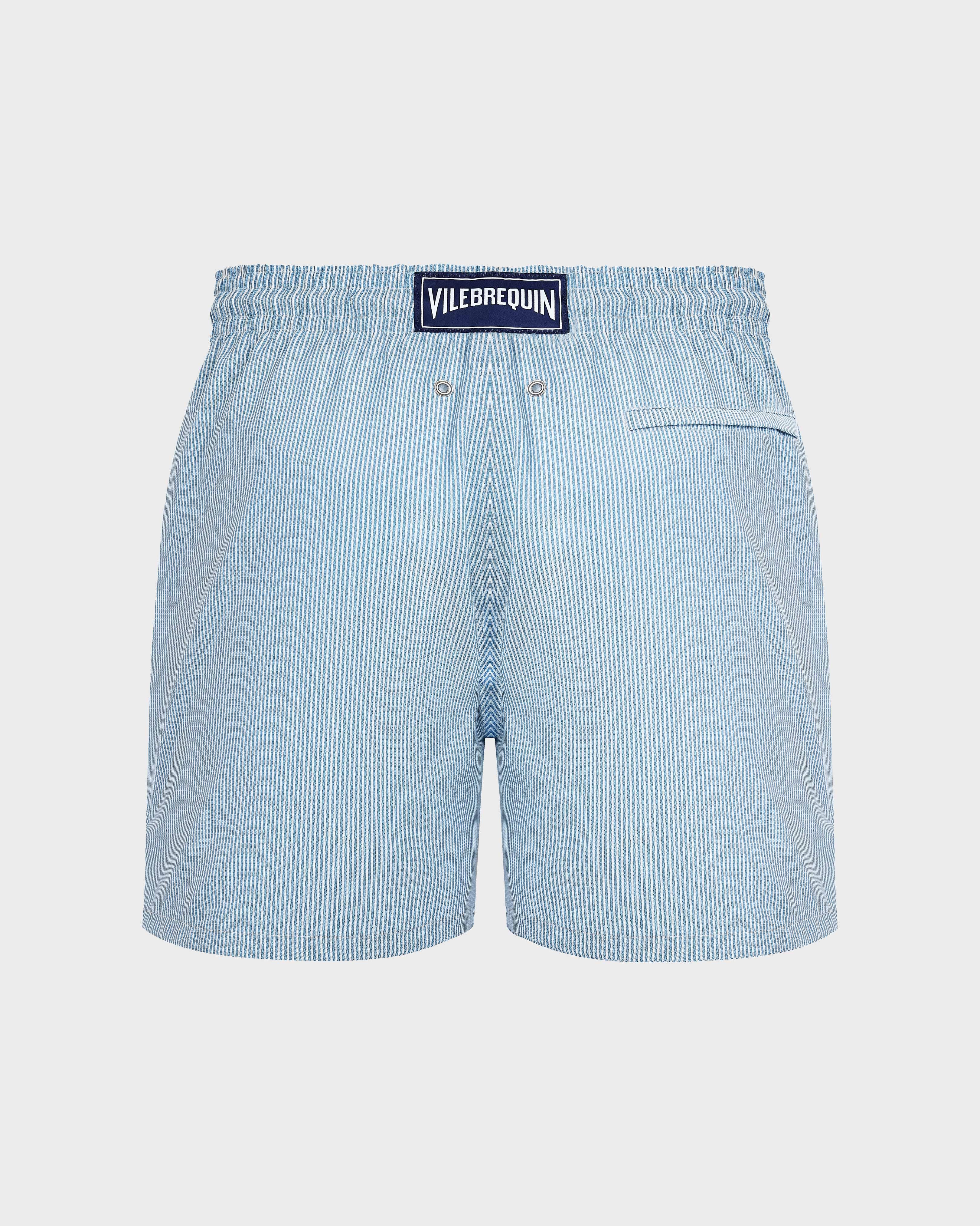 Ultrafine Wool Swim Shorts Micro Rayures Tailoring / Vilebrequin Sale